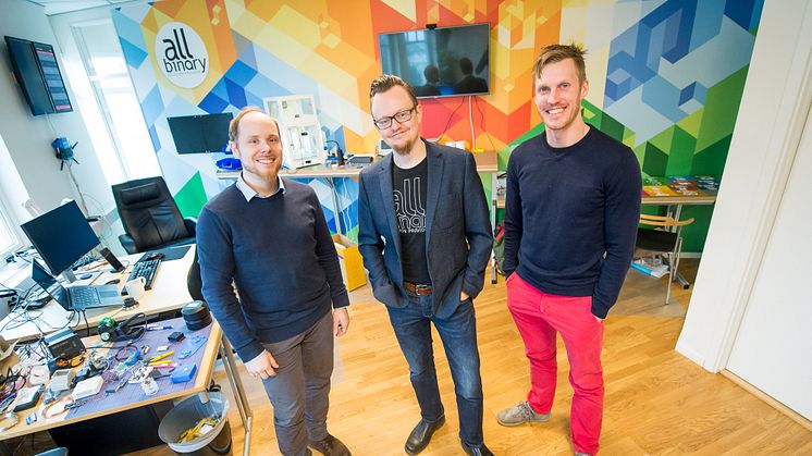Från vänster: Mathias Djärv, Tomas Sareklint, Christian Malmström - All Binary