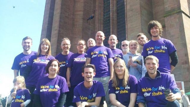 Arighi Bianchi takes fundraising to new heights for the Stroke Association 