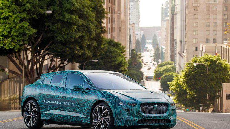 Jaguar I-PACE gjennomfører avsluttende testing 