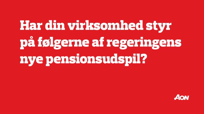 Regeringen vil have folk til at blive længere på arbejdsmarkedet