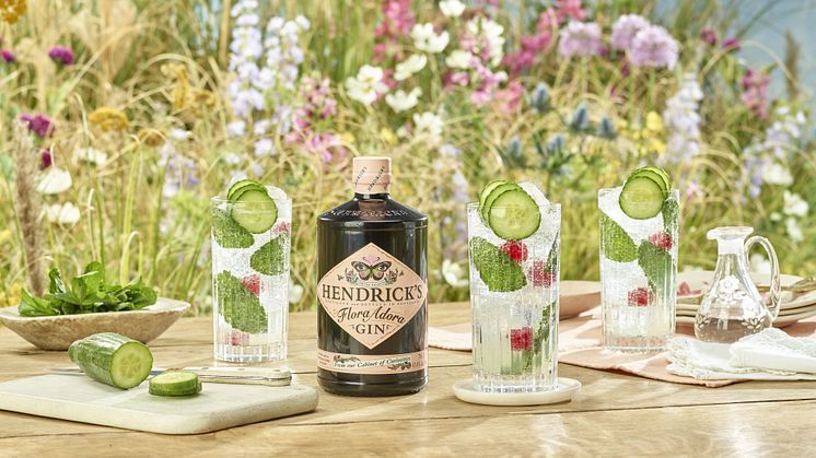 Hendrick's Flora Adora with Clover Wildgarden Cup 