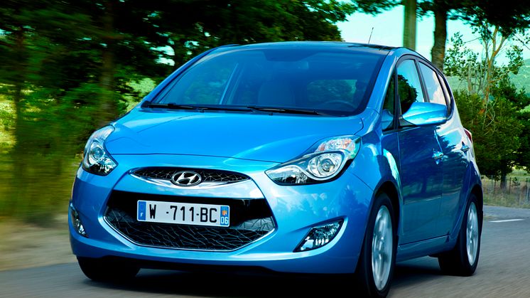 Hyundai ix20 med fem stjerner i Euro NCAP