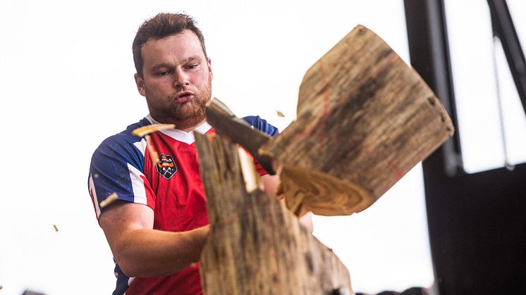 Vebjørn Sønsteby sikter mot VM når TIMBERSPORTS®-sesongen begynner.