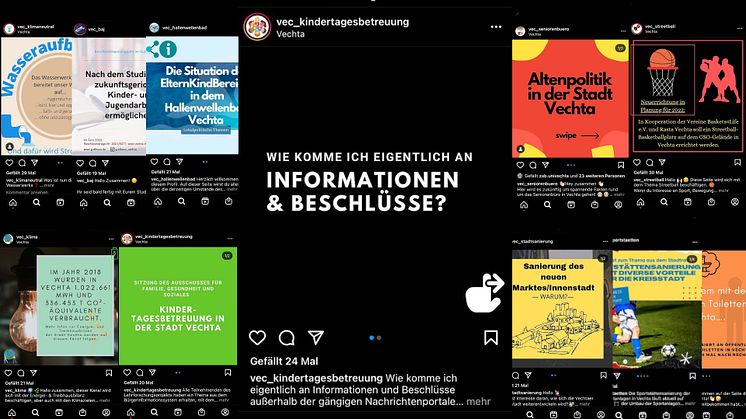 Lokalpolitik für junge Menschen - studentische Social-Media-Kampage