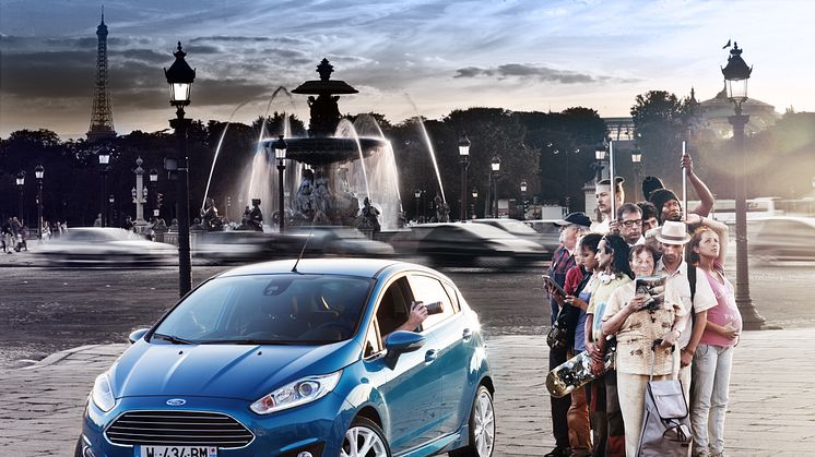 Ford lanserer ny Fiesta med unikt teknologiutstyr