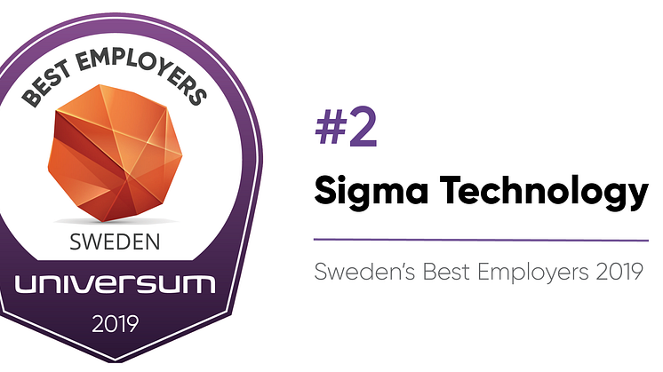 Sigma Technology - Top 2 Best Employer in Sweden