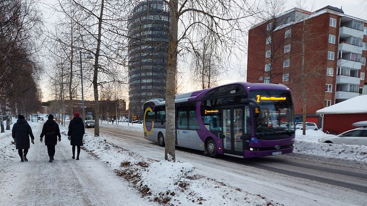 Buss, vinter 1