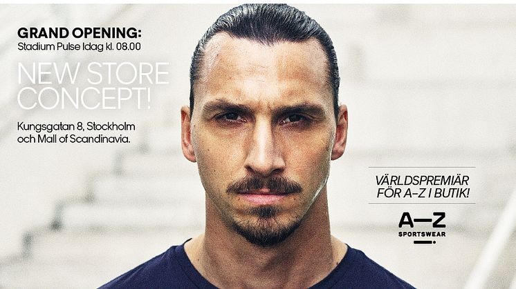 Premiär för Stadium Pulse som blir först ut med Zlatans klädmärke