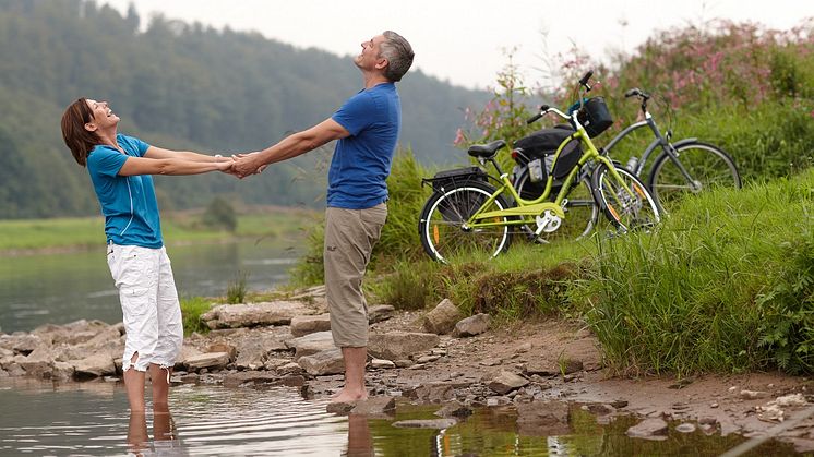 Radfahrspaß am beliebsten Radfernweg Deutschlands