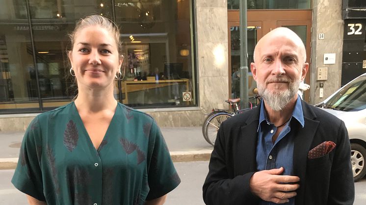 Lars Saabye Christensen og Kristin Buvik Sivertsen (Foto: Cappelen Damm)