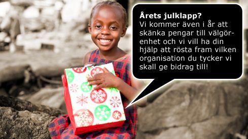 Ta ställning för årets julklapp