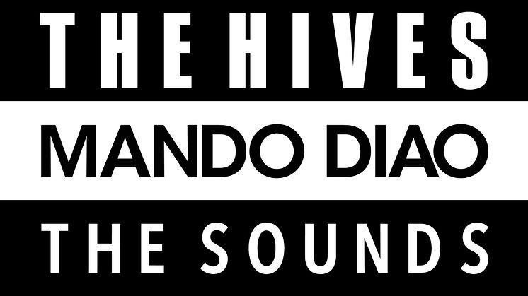 THE HIVES + MANDO DIAO + THE SOUNDS LIVE I SOMMAR!