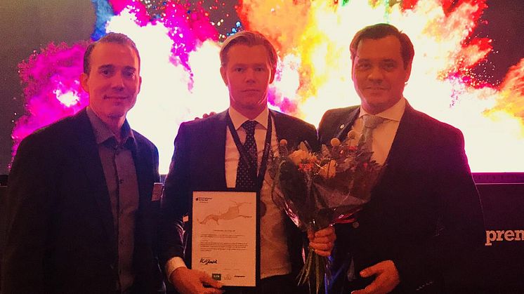 JOOL CEO Tom Olander awarded best upcoming male entrepreneur