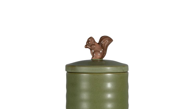 Ellen jar with lid squirrel, 5018444, Sagaform AW23 