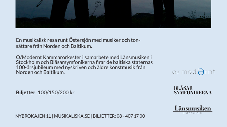 Orkesterfestival North Around the Baltic Sea - flyer