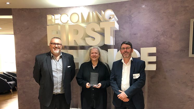 L-R Mark Lloyd- RS Key Account Manager, Jacquie Moylan-Emery - Commercial Supplier Manager, Gary Nelson- Senior Product Manager