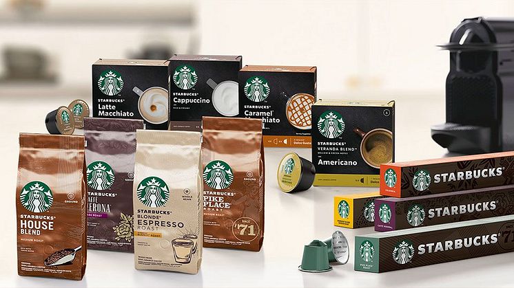 Nestlé annonserer global lansering av ny serie med Starbucks-produkter til hjemmet