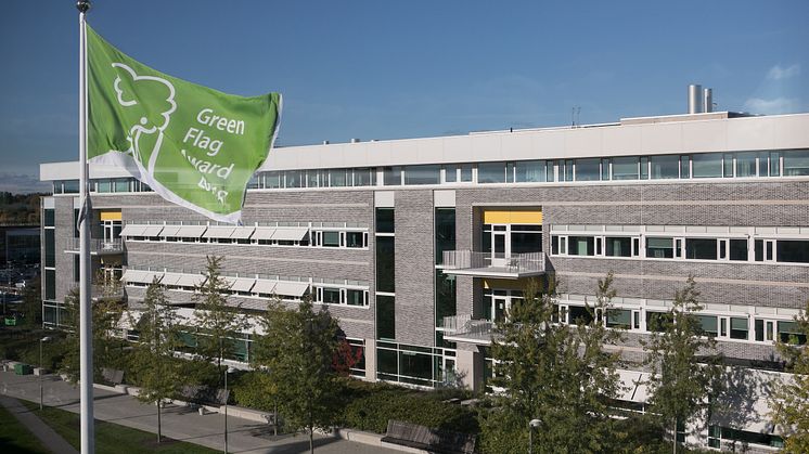 Campus Ultuna får Green Flag Award för tredje året i rad. (Foto: Jenny Svennås-Gillner/SLU)