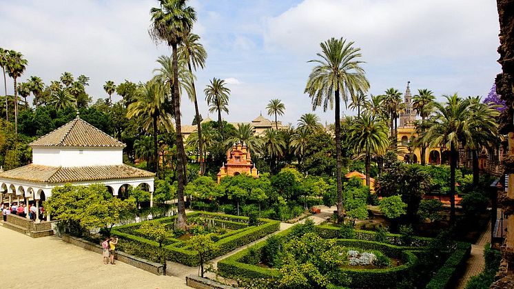 Real Álcazar-paladset i Sevilla, Andalusien