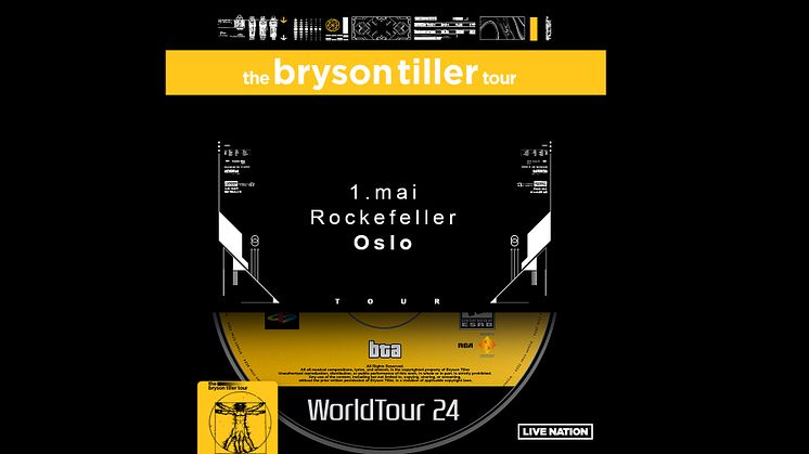 R&B-STJERNEN BRYSON TILLER TIL OSLO!