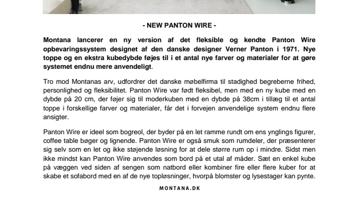 - NEW PANTON WIRE - 