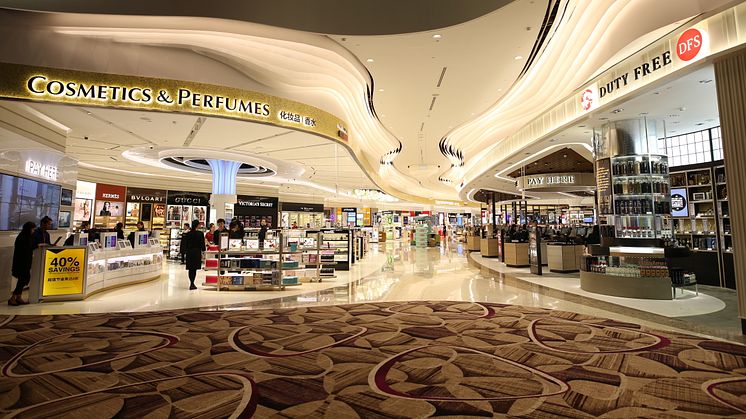 The world's first integrated duty-free zone operated by DFS and The Shilla Duty Free at Terminal 4
