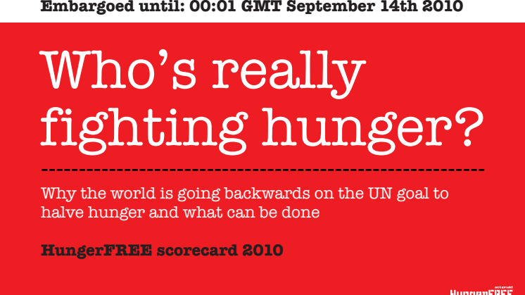 Who’s Really Fighting Hunger?  - rapport från ActionAid Intl.