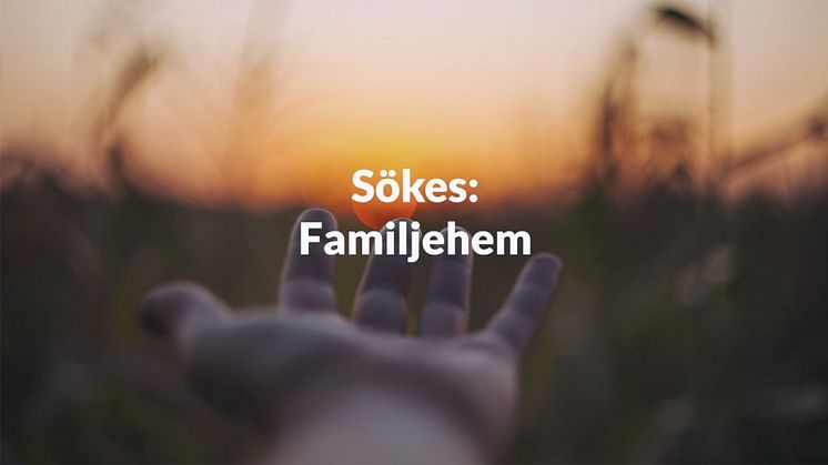 Vi söker Kriminalvårdsfamiljer!