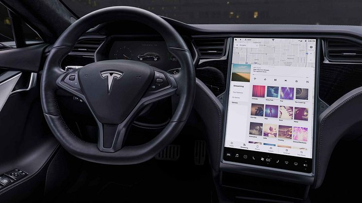 Tesla Auto Musik