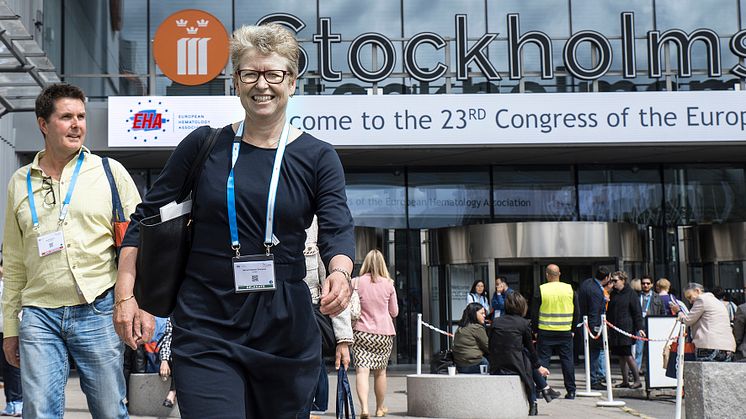 "För oss på Amgen Sverige känns det förstås extra bra att vi har så spännande data att presentera när Europas viktigaste blodcancerkongress kommer till Stockholm", säger Maria Eriksson Svensson, medicinsk chef på Amgen. Foto: Bosse Johansson