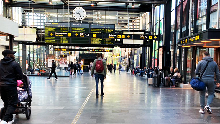 Malmö C utses till Årets station av konsumentorganisationen Resenärerna. Foto: Emil Frodlund