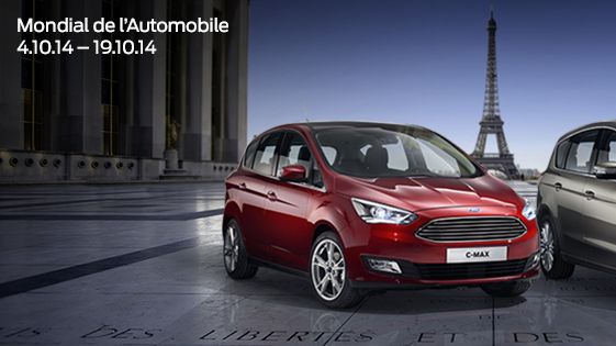 Ford viser ny S-MAX, C-MAX og Grand C-MAX på Paris-utstillingen