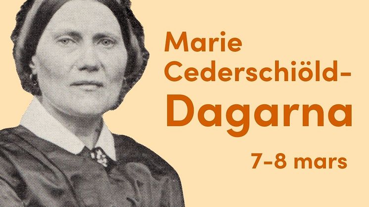 Marie Cederschiölddagarna 7-8 mars