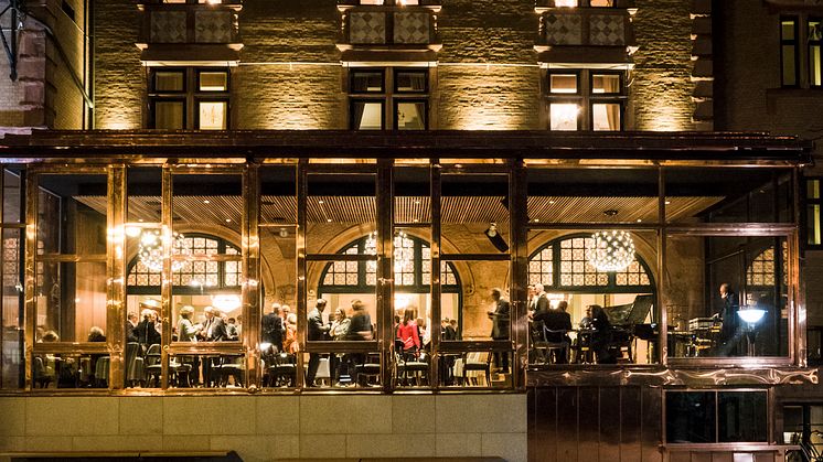 Grand Hotel i Lunds Piratenveranda. Fotograf Truls Bärg 