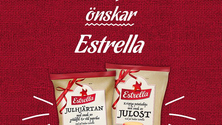 Estrella Julostchips och Julhjärtan