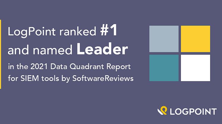 LogPoint is solidifying its position as a SIEM industry Leader in SoftwareReviews’ Data Quadrant Awards for 2021. Based on peer reviews by IT and security professionals, LogPoint ranks as #1 out of 16 vendors.