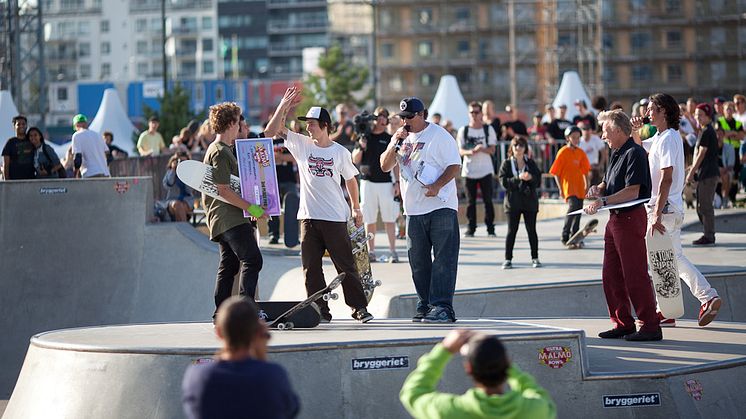 Solig och lyckad avslutning på världscuptävlingen i skateboard