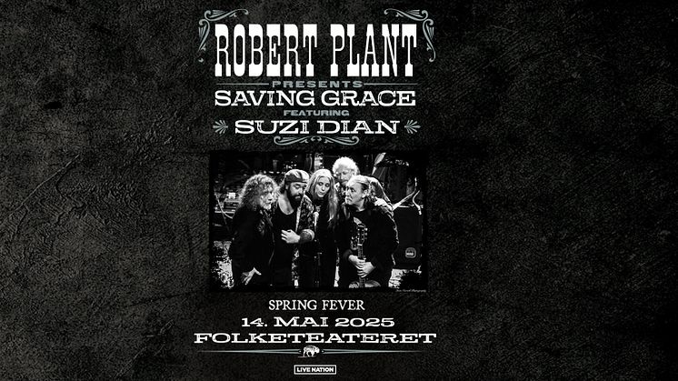 ROBERT PLANT TIL OSLO MED SAVING GRACE FEATURING SUZI DIAN