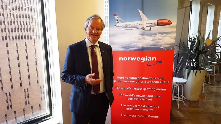 CEO Bjørn Kjos talks about Norwegian's new routes between the US and the Caribbean 