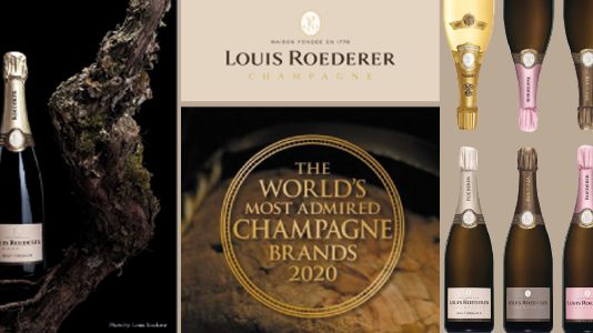 Louis Roederer är utsett till världens mest beundrade champagnehus!