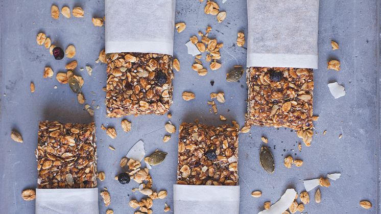 No-bake granola-bars med Kung Markattas Granola