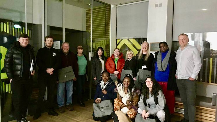 Activate participants gather in Saracen House to mark the end of the programme