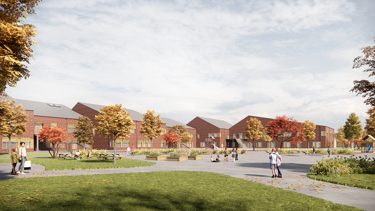 FOJAB har ritat den nya skolan och utformat den nya stadsdelen Maglehill i Höör.  