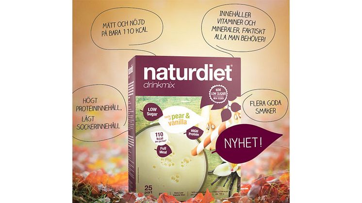 ​Naturdiets sortiment av drinkmixer utökas med ytterligare en god smaknyhet!