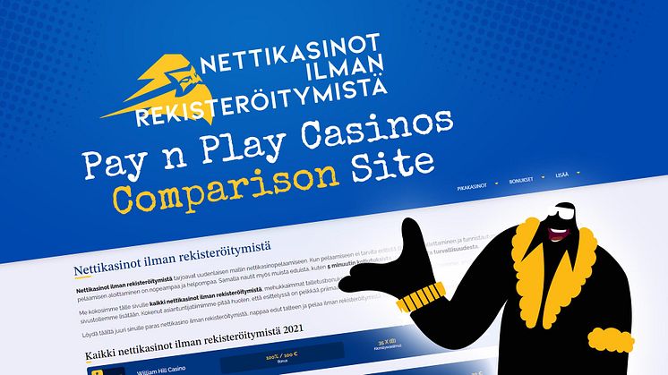 Nettikasinot-ilman-rekisteröitymistä.com – Vertaa kaikki kasinot ilman rekisteröitymistä yhdessä paikassa