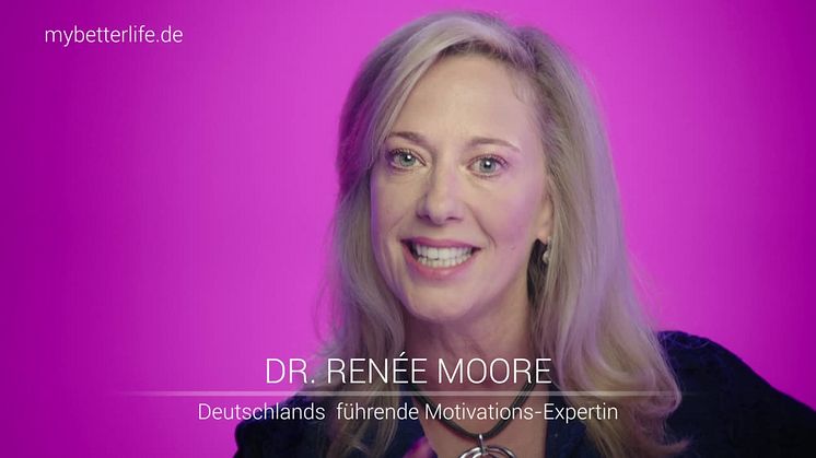 TV-Spot mit Dr. Renée Moore, Expertin für Motivation