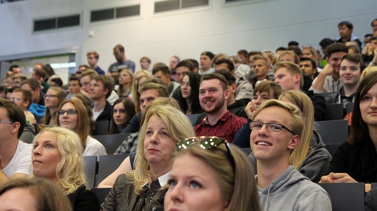 Feierliche Immatrikulation im Audimax.