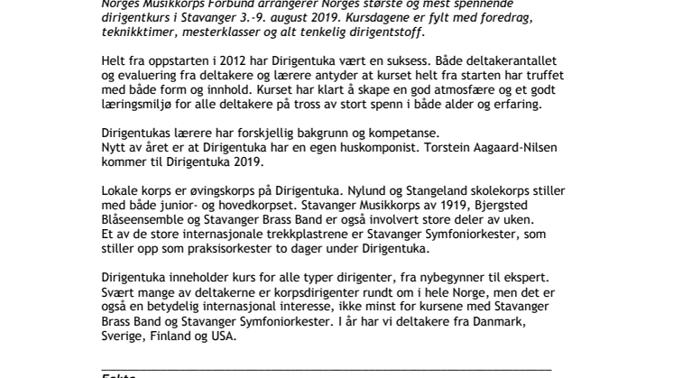 Norges største dirigentkurs