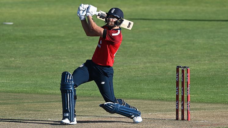 England batsman Dawid Malan in action at Boland Park (ECB)