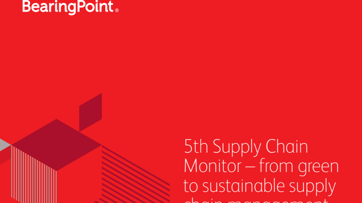 5th Supply Chain Monitor – from green to sustainable supply chain management